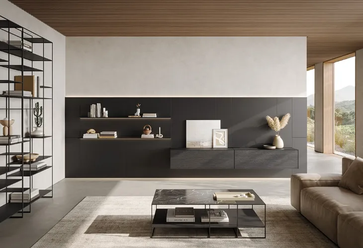 Parete Attrezzata Caddy Living di Ronda Design