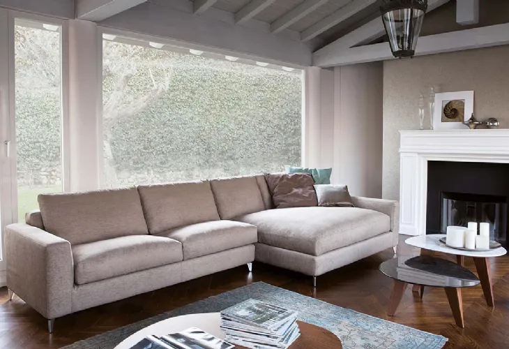 Divano con penisola Zone Comfort di Vibieffe