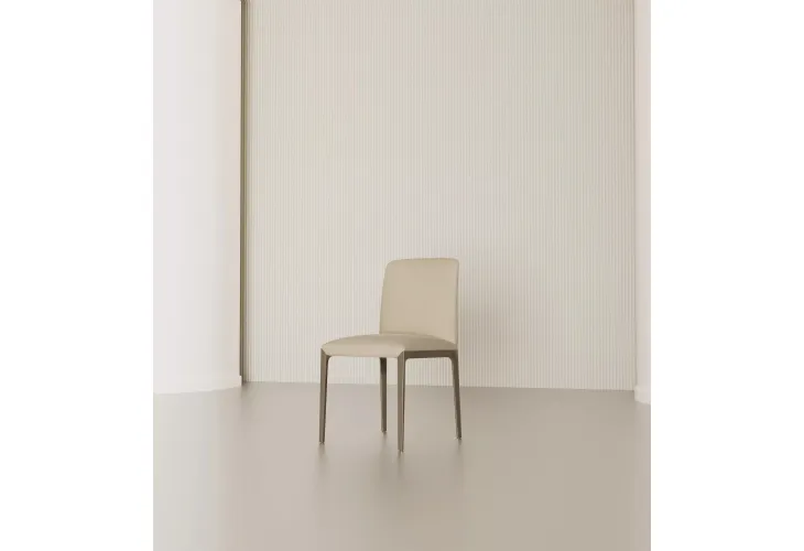 Sedia Opera in pelle di Bontempi