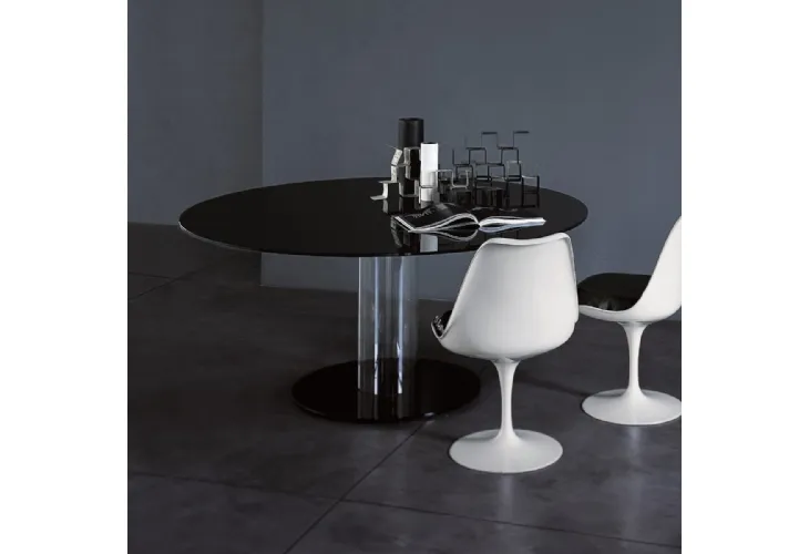 Tavolo rotondo Hub di Glas Italia