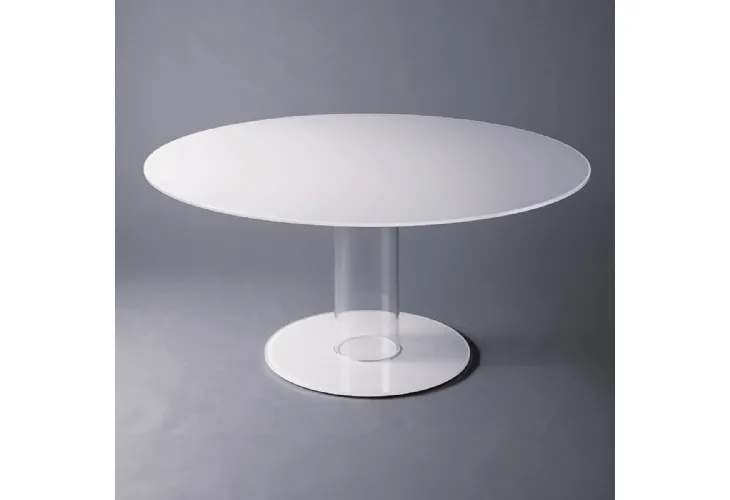 Tavolo rotondo Hub di Glas Italia