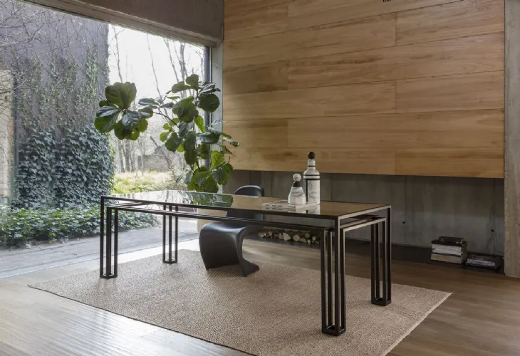 Tavolo in cristallo Hotline di Mogg