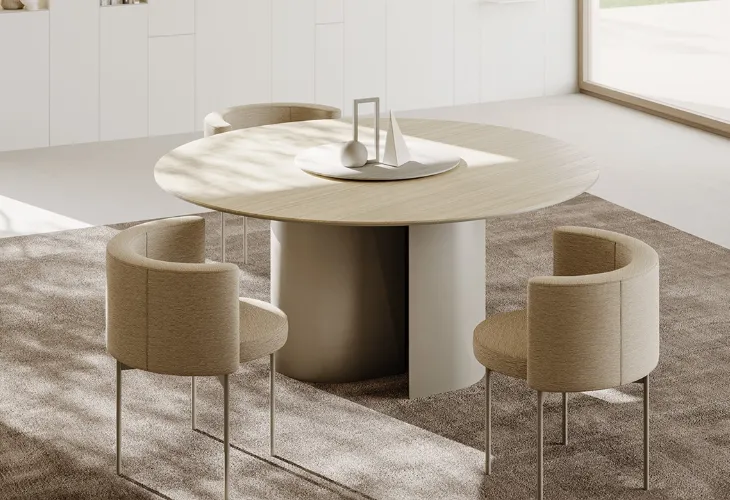 Tavolo Roshi Round di Ronda Design