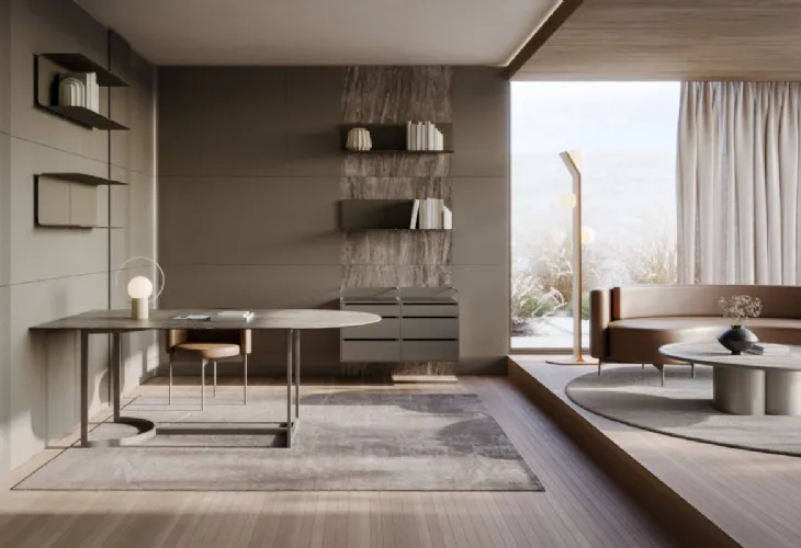Tavolo ovale Slice di Ronda Design