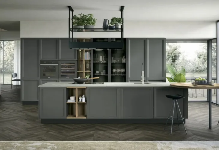 Cucina Classica con isola Bellaria 01 di Forma Cucine