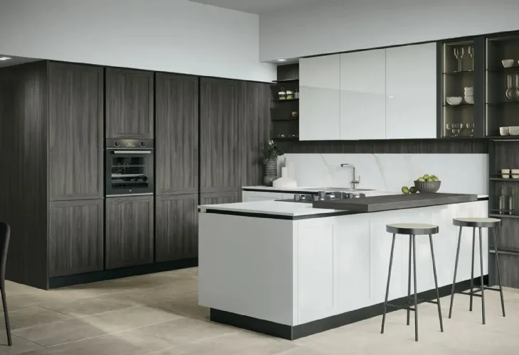 Cucina Classica con penisola River 01 di Forma Cucine