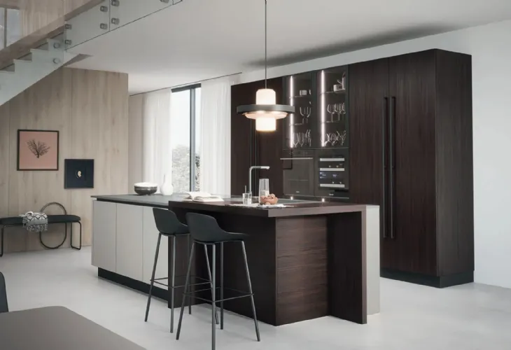 Cucina Moderna con isola Colibrì 03 di Forma Cucine