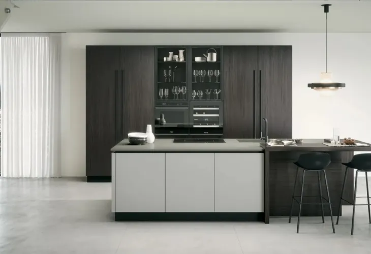 Cucina Moderna con isola Colibrì 03 di Forma Cucine
