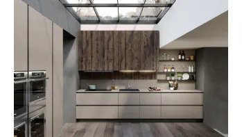 Trend Grip resina tortora e rovere termocotto