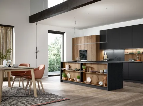 Trend Linea nero seta e rovere arizona