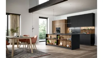 Trend Linea nero seta e rovere arizona